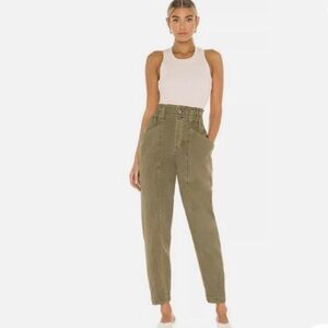 Free People Ready To Run Cinch Waist High Rise Pant Small